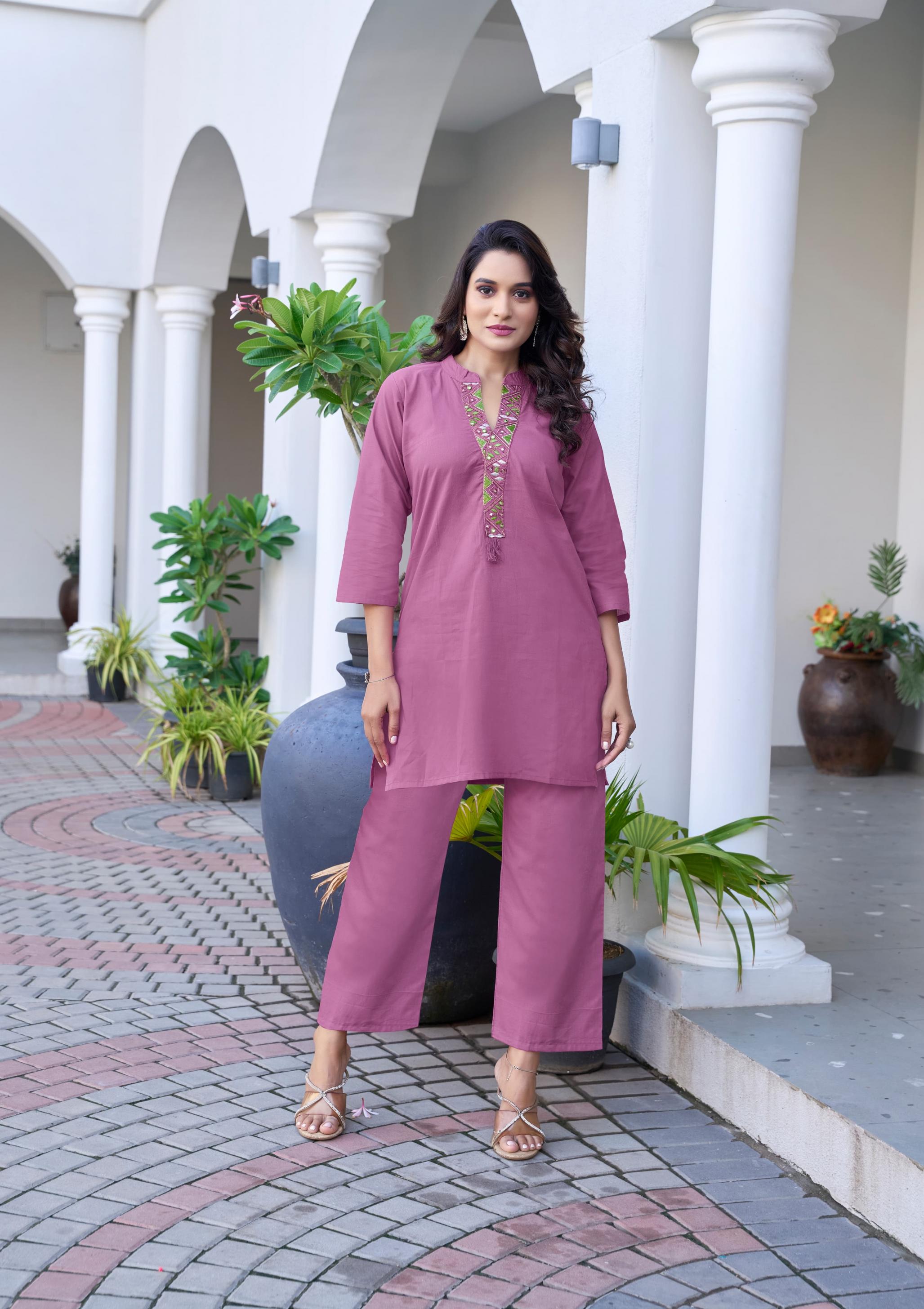 OSSM LAUNCH SARA FANCY COTTON CLAASIC CO-ORD SET