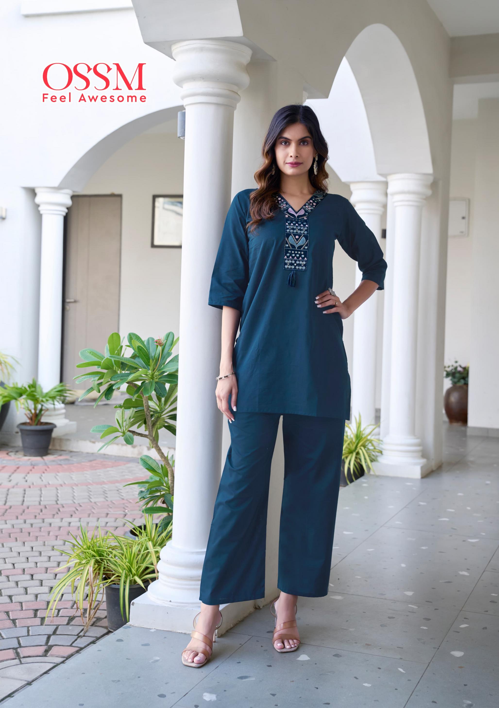 OSSM LAUNCH SARA FANCY COTTON CLAASIC CO-ORD SET