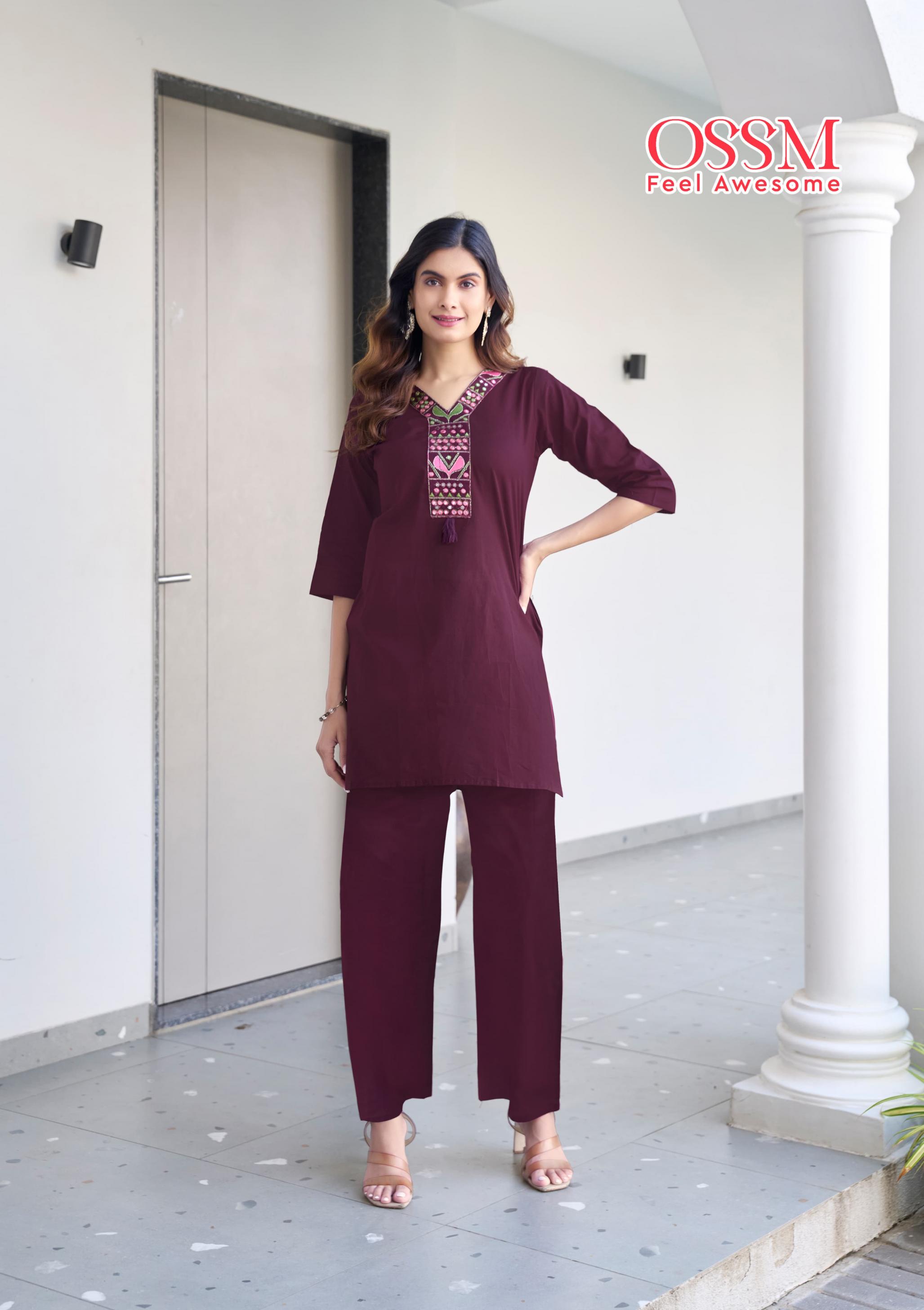 OSSM LAUNCH SARA FANCY COTTON CLAASIC CO-ORD SET