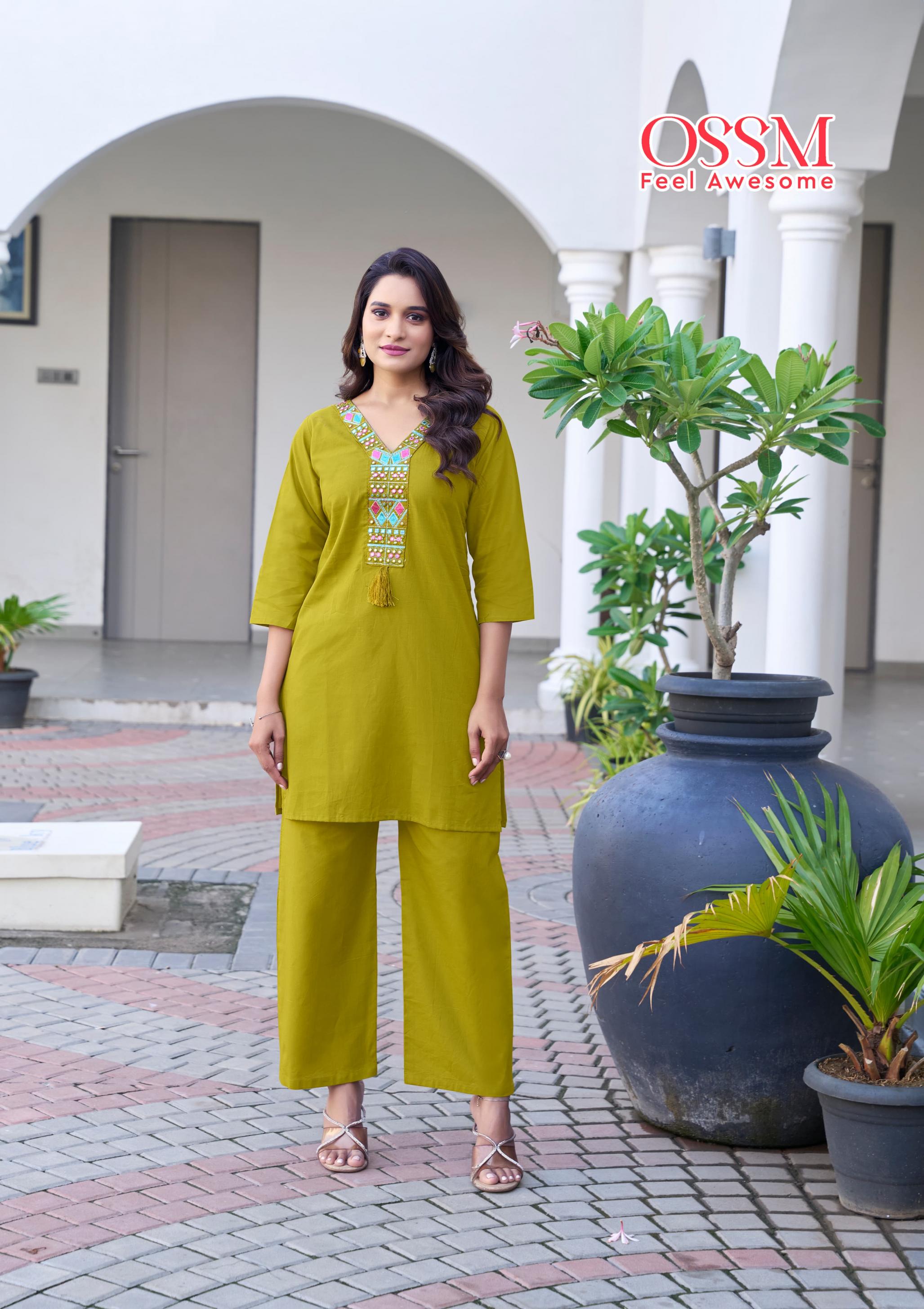 OSSM LAUNCH SARA FANCY COTTON CLAASIC CO-ORD SET