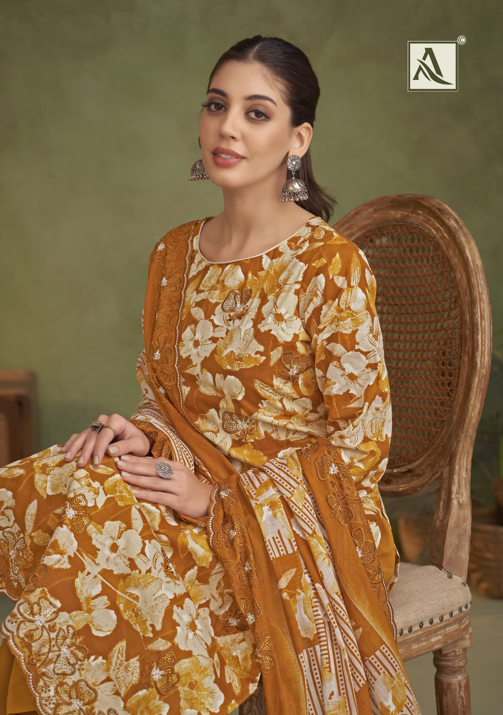 ALOK LAUNCH RAINBOW VOL 4 COTTON PAKISTANI STYLE SUIT FOR WOMEN