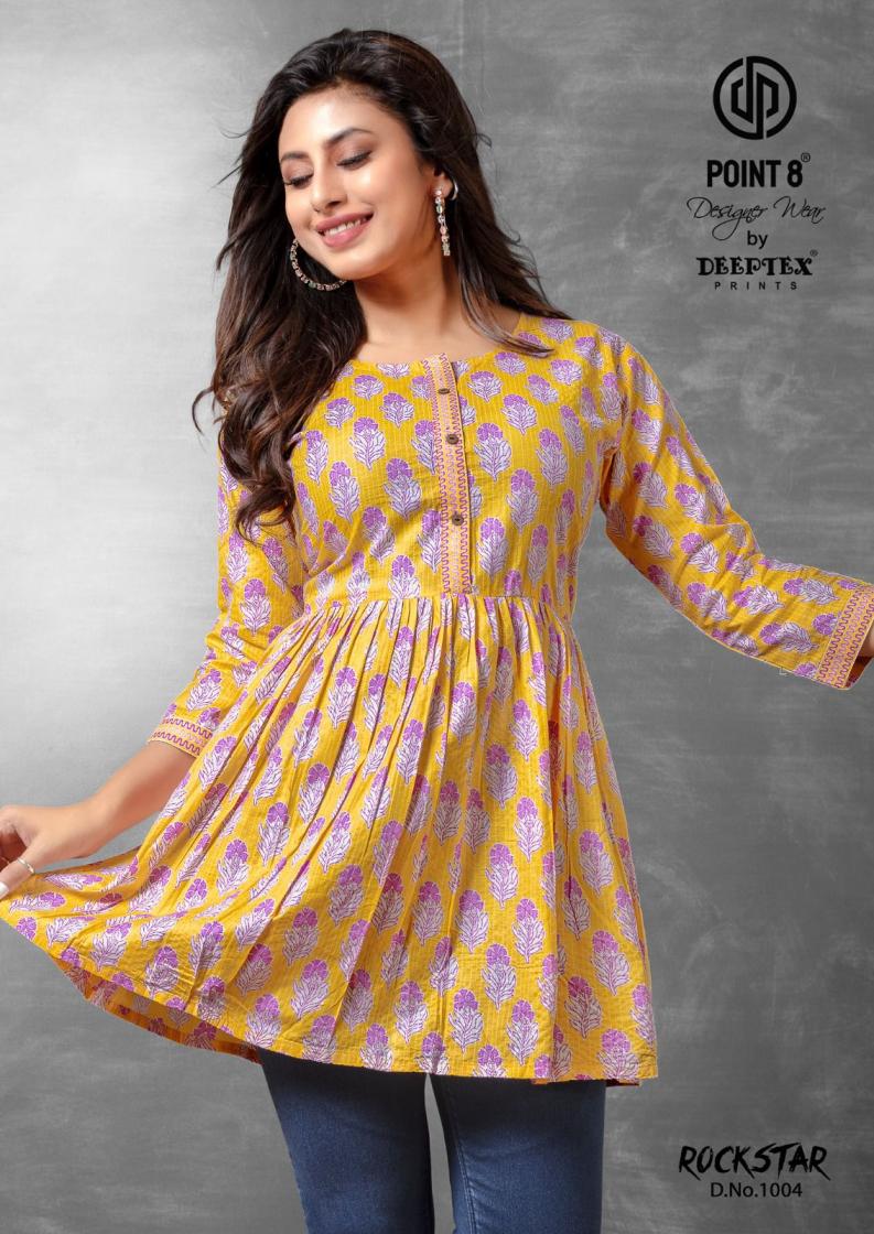 POINT 8 DEEPTEX PRINTS LAUNCH ROCKSTAR VOL 1 COTTON PLUS SIZE WESTERN STYLISH TOP
