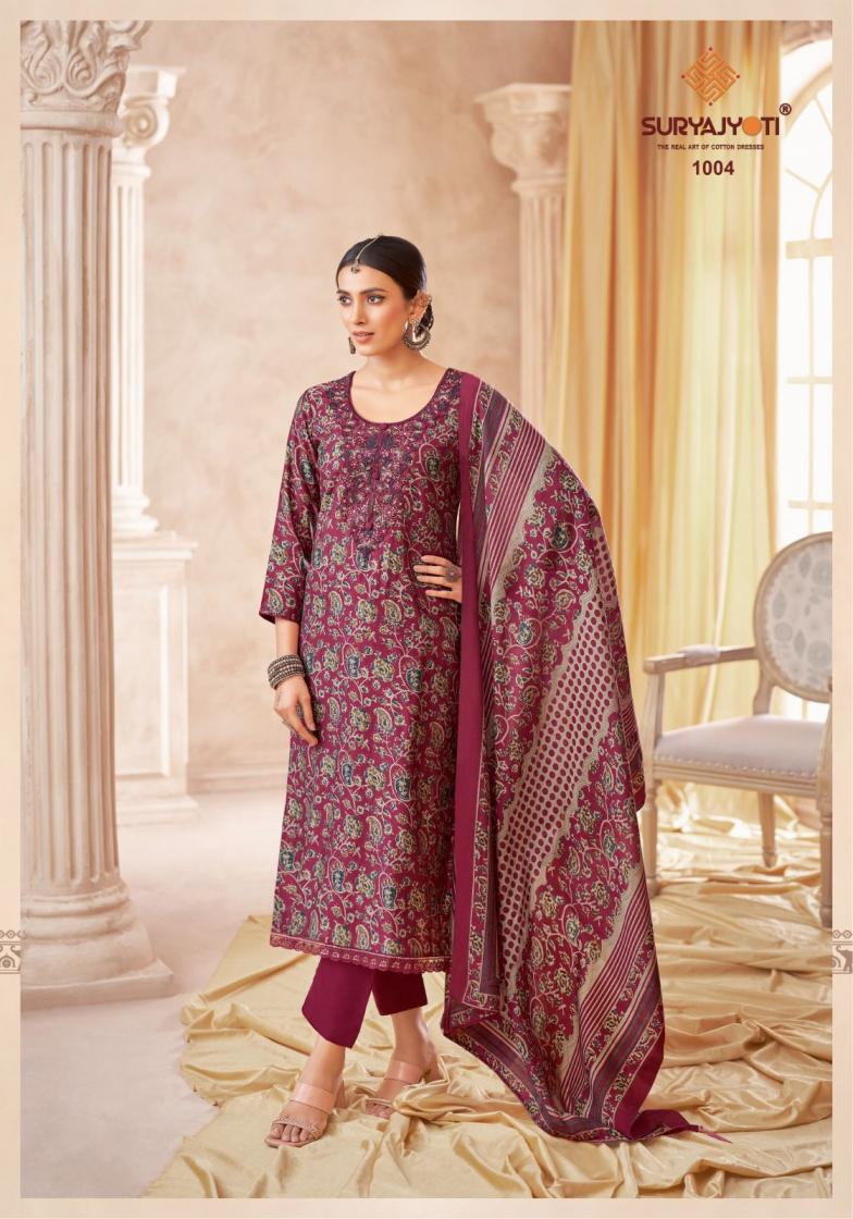 SURYAJYOTI PRESENT KESHA VOL 1 MODAL HEAVY STYLISH DRESS MATERIAL