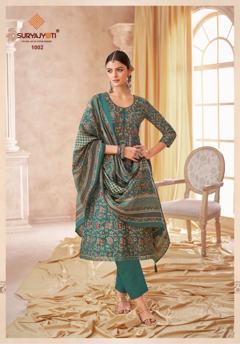SURYAJYOTI PRESENT KESHA VOL 1 MODAL HEAVY STYLISH DRESS MATERIAL