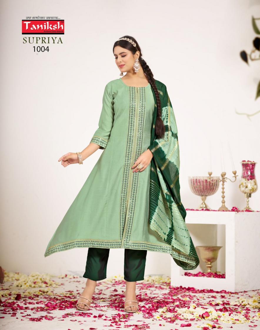 TANIKSH SUPRIYA VOL 1 READYMADE STYLISH VERTICAN SUIT FOR WOMENS
