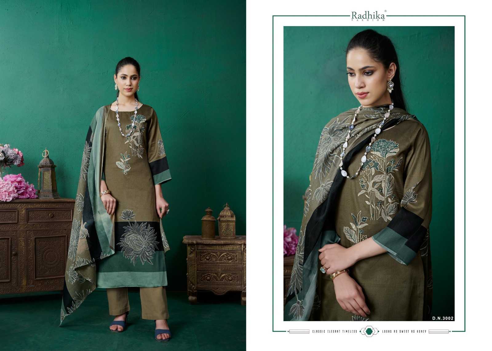 AZARA RADHIKA FASHION MAHEK JAAM COTTON SALWAR KAMEEZ