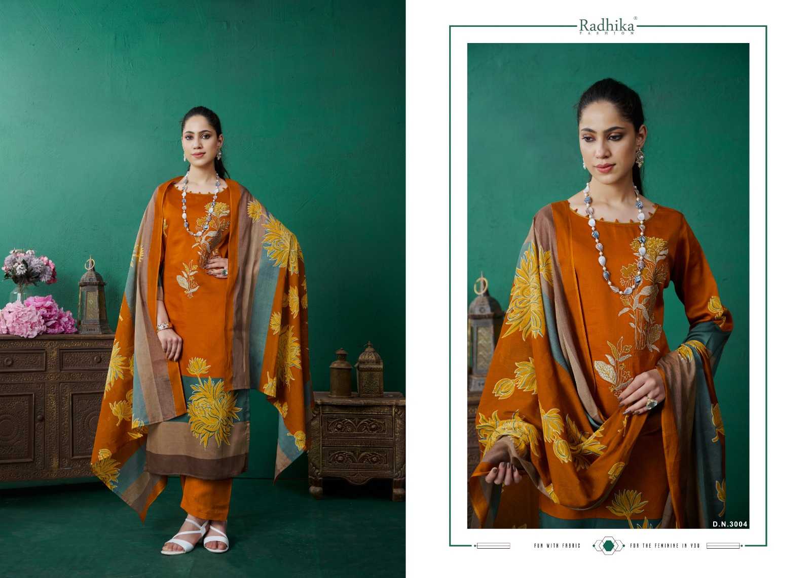 AZARA RADHIKA FASHION MAHEK JAAM COTTON SALWAR KAMEEZ