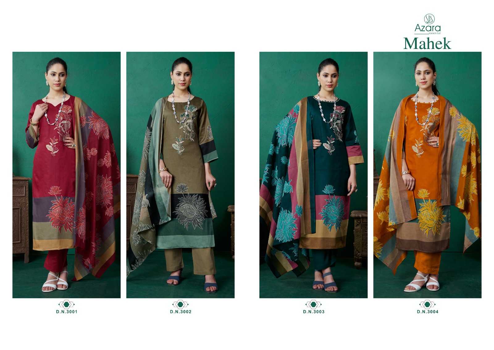 AZARA RADHIKA FASHION MAHEK JAAM COTTON SALWAR KAMEEZ
