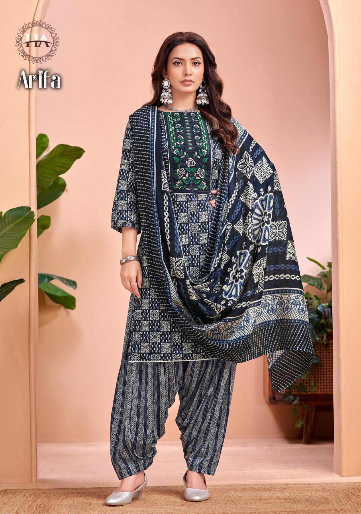 ALOK SUIT LAUNCH AARIFA VOL 2 COTTON UNSTITCHED SUITS ONLINE