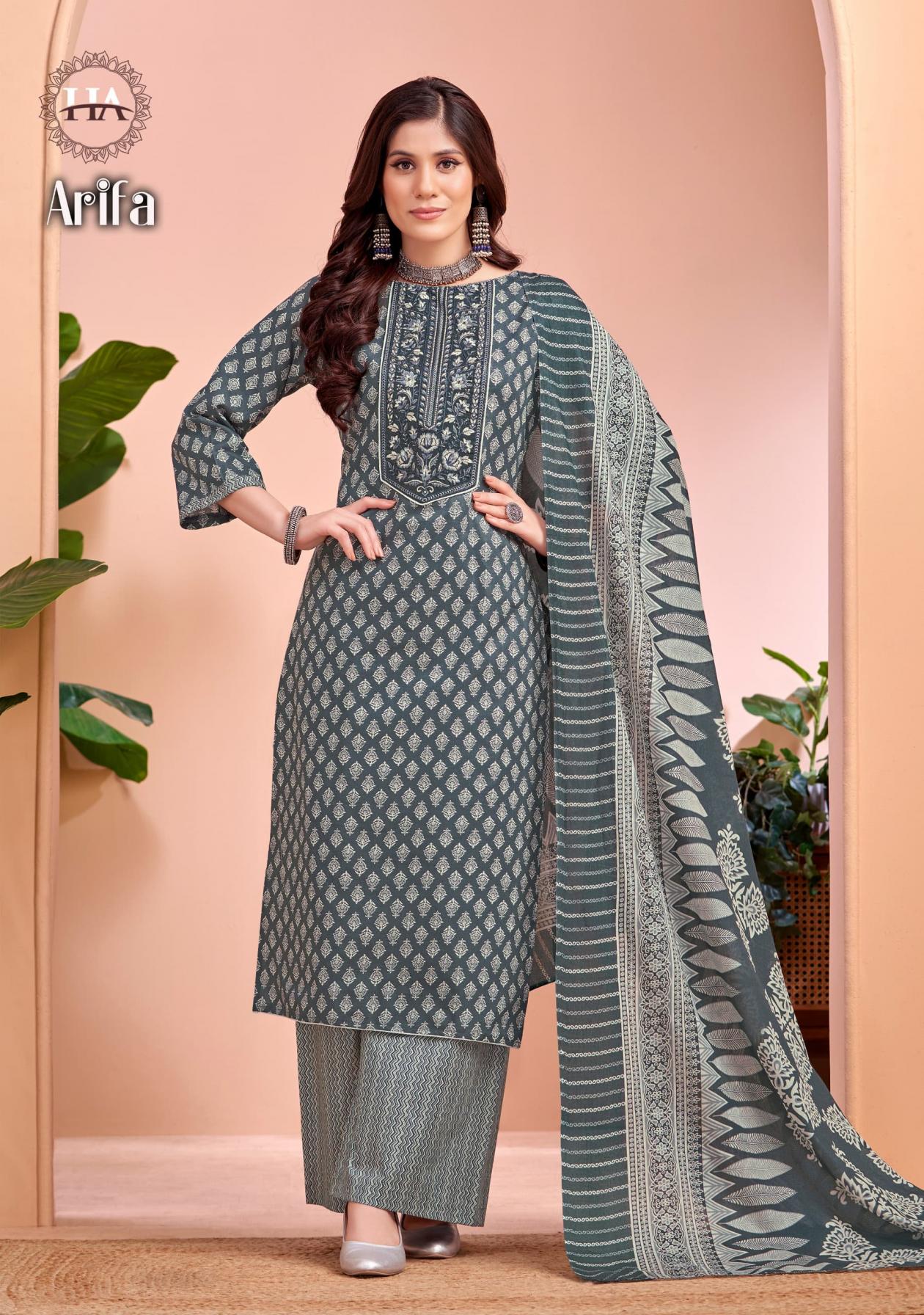 ALOK SUIT LAUNCH AARIFA VOL 2 COTTON UNSTITCHED SUITS ONLINE