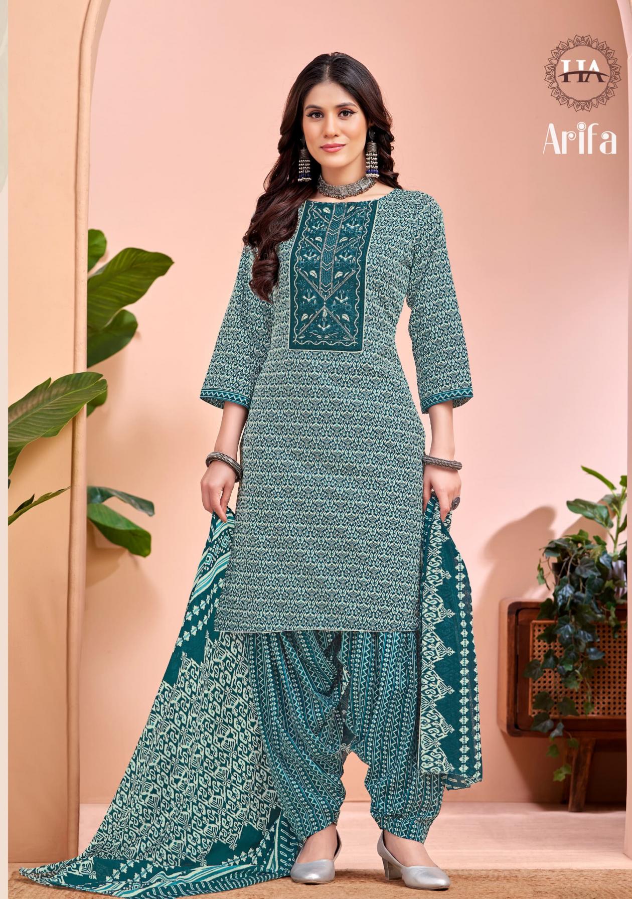 ALOK SUIT LAUNCH AARIFA VOL 2 COTTON UNSTITCHED SUITS ONLINE
