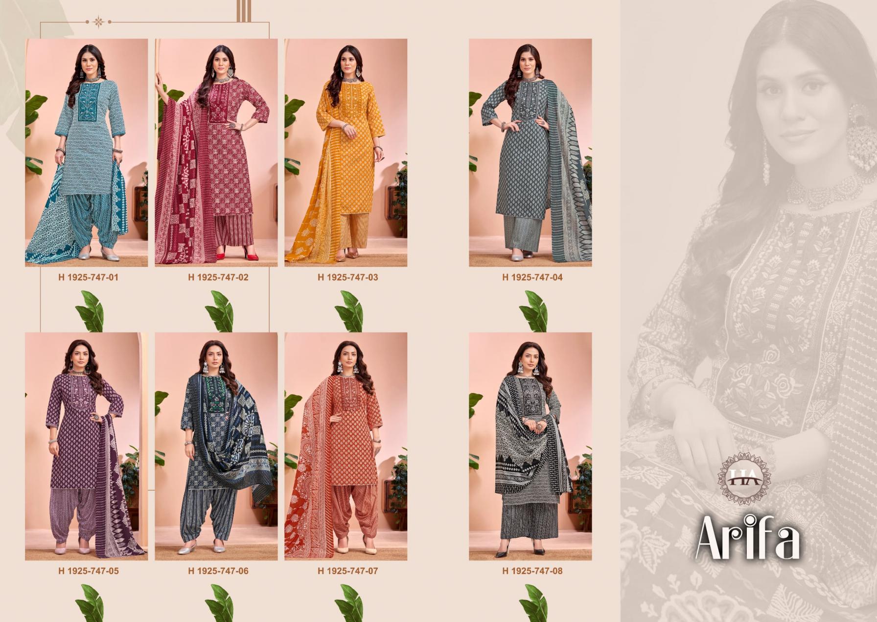 ALOK SUIT LAUNCH AARIFA VOL 2 COTTON UNSTITCHED SUITS ONLINE