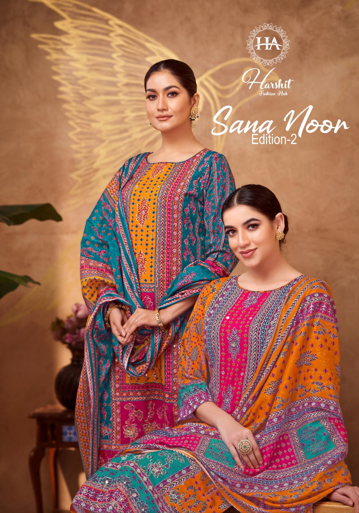 ALOK SUIT PRESENT SANA NOOR VOL 2 REYON EXCLUSIVE PRINT HAND WORKED SALWAR KAMEEZ