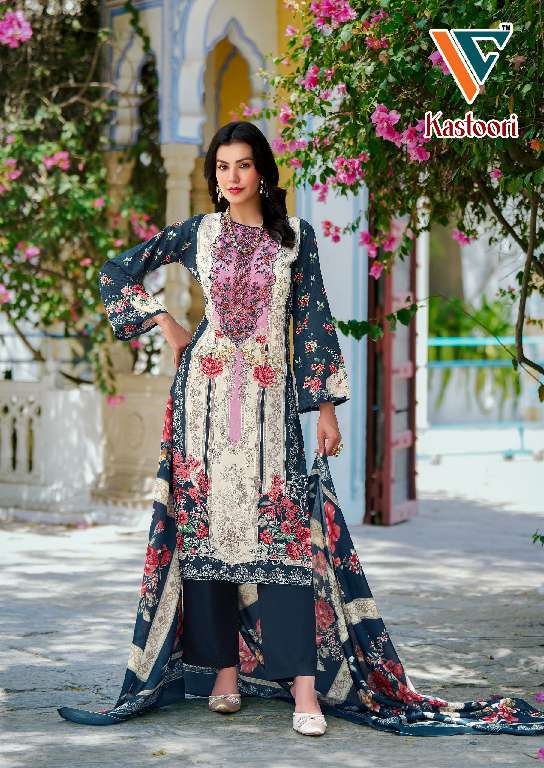 VANDANA CREATION KASTOORI VOL 2 WHOLESALE DIGITAL STYLE COTTON PRINT WITH PATCH WORK DESIGNER SUITS