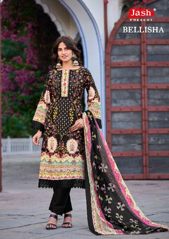 Jash Belliza Vol-4 Wholesale Pure Cotton Fabrics Printed Dress Material
