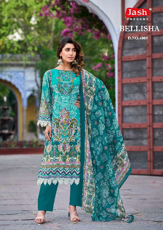 Jash Belliza Vol-4 Wholesale Pure Cotton Fabrics Printed Dress Material