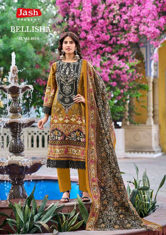 Jash Belliza Vol-4 Wholesale Pure Cotton Fabrics Printed Dress Material