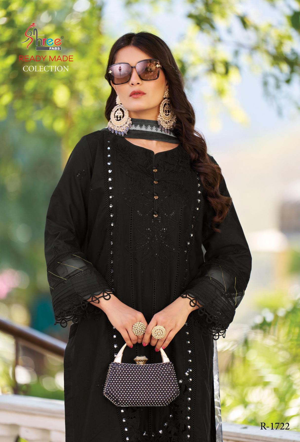 SHREE FABS R-1722 READYMADE COTTON LAWN MODERN PAKISTANI SUIT FOR WOMENS