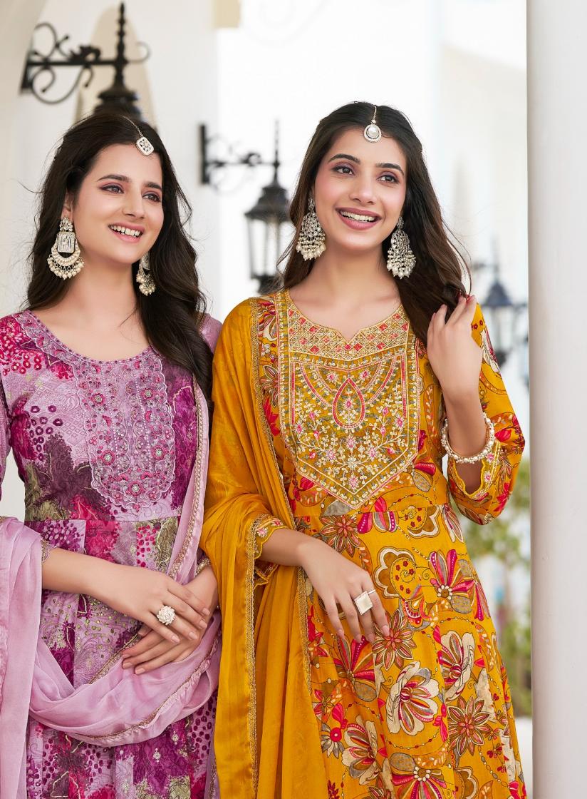 SUMMER BEAUTY VOL 4 BY RADHIKA LIFESTYLE COTTON FULL STITCH BIG SIZE INDIAN LADIES SUIT