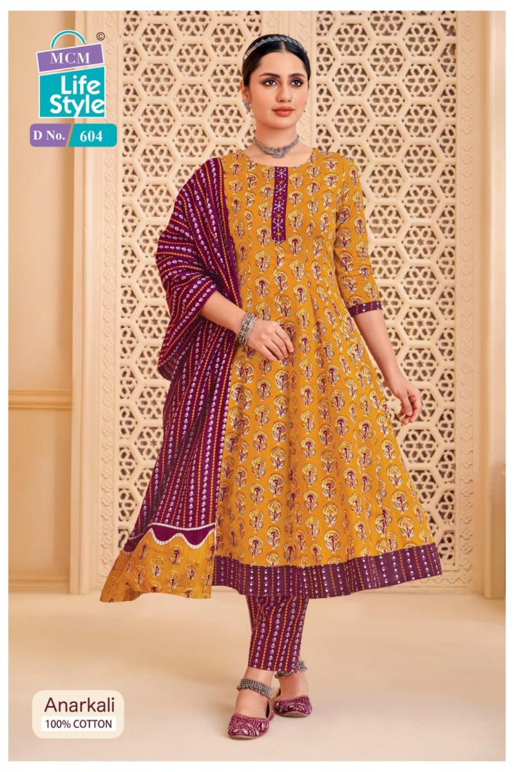 ANARKALI VOL 6 PRESENT MCM LIFESTYLE LATEST DESIGNER PLUS SIZE ANARKALI SUITS