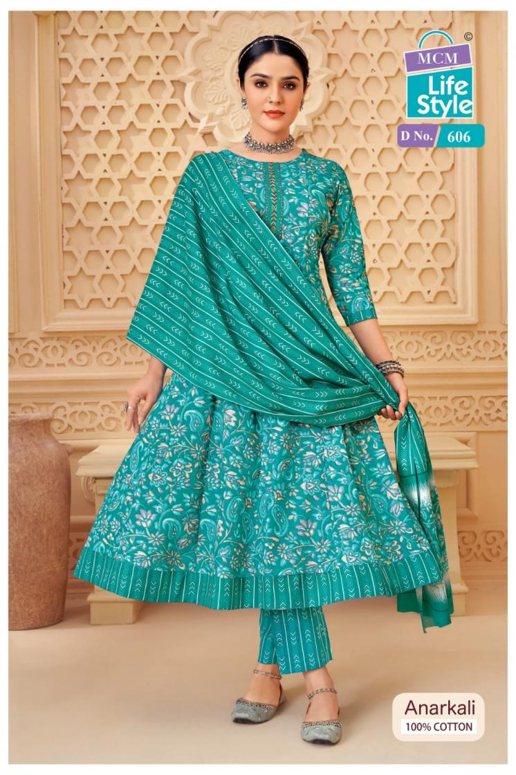 ANARKALI VOL 6 PRESENT MCM LIFESTYLE LATEST DESIGNER PLUS SIZE ANARKALI SUITS