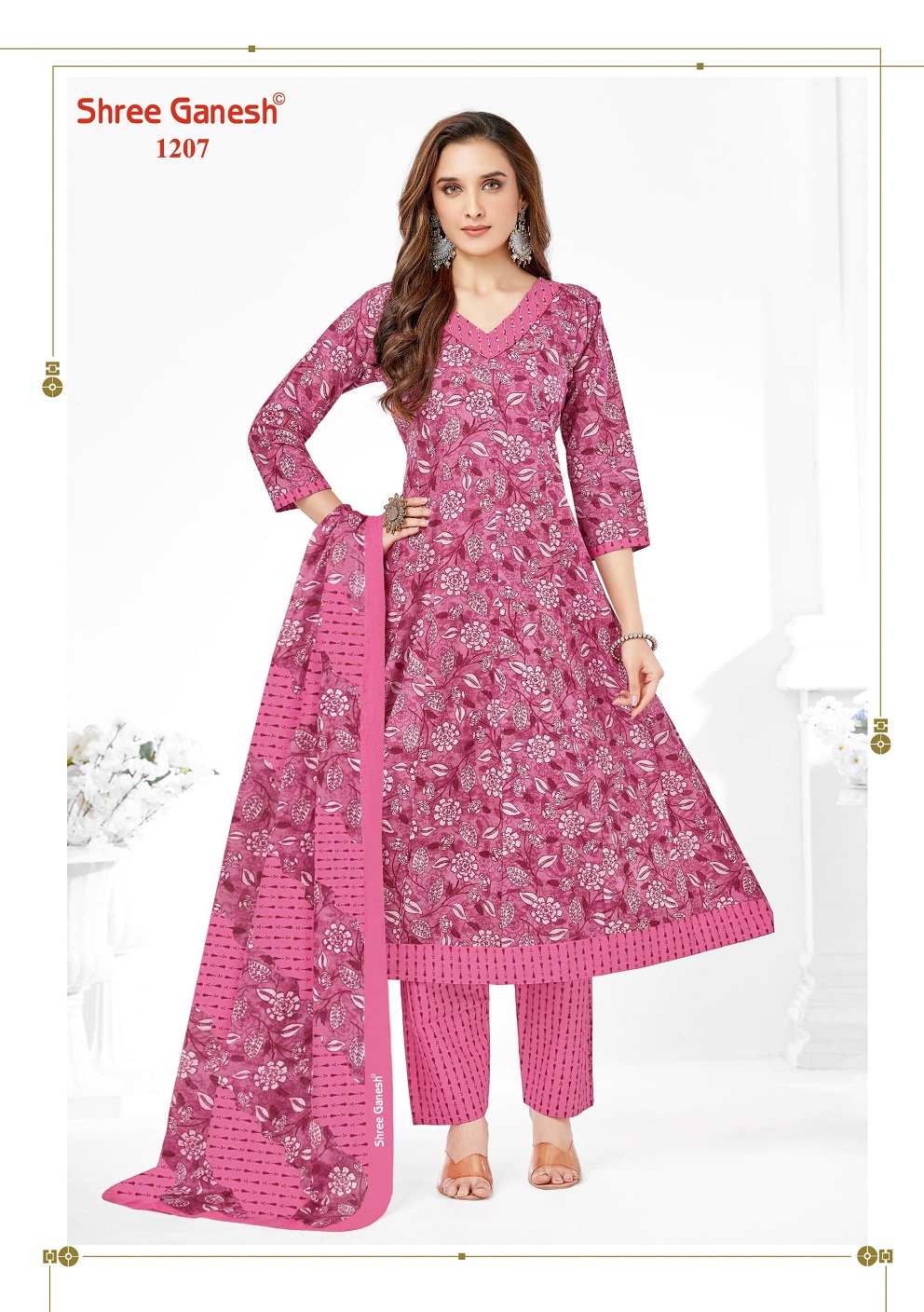 SHREE GANESH ZAANAT VOL-2 WHOLESALE TRENDY ANARKALI STYLE KURTI PAN WITH DUPATTA