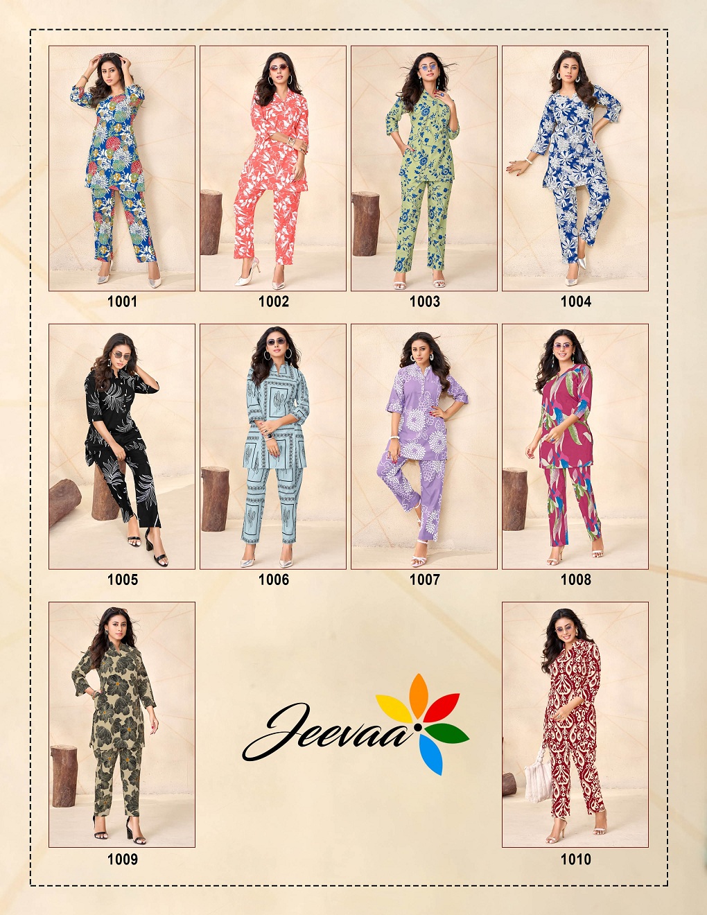 JT STYLI VOL-1 WHOLESALE COTTON PRINTED FASHIONABLE CORD-SET
