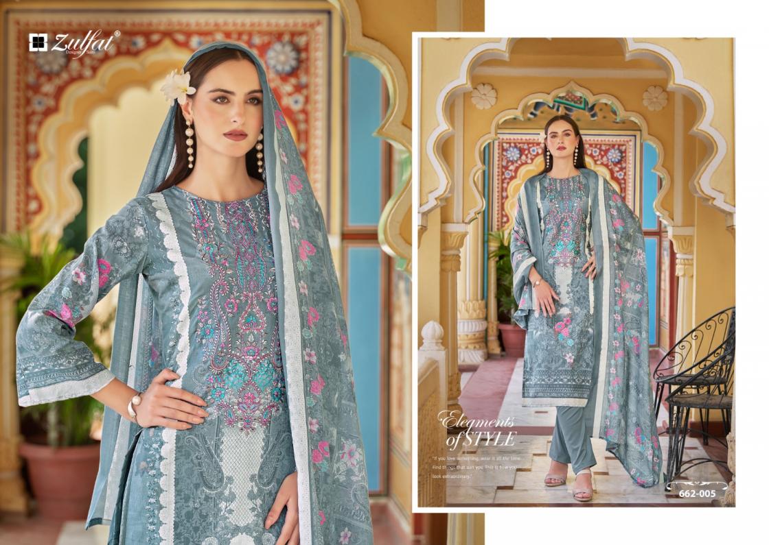 NOOR VOL 3 BY ZULFAT DESIGNER COTTON MODERN PAKISTANI DRESS MATERIAL