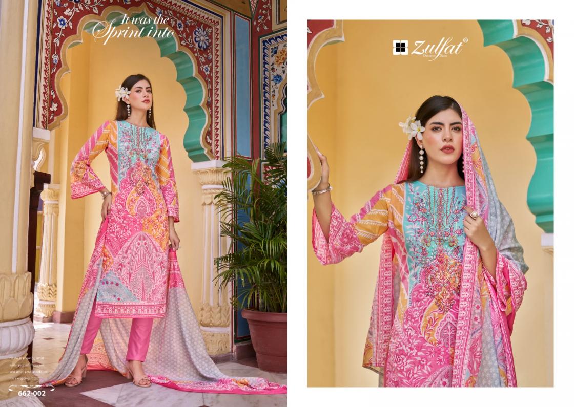 NOOR VOL 3 BY ZULFAT DESIGNER COTTON MODERN PAKISTANI DRESS MATERIAL