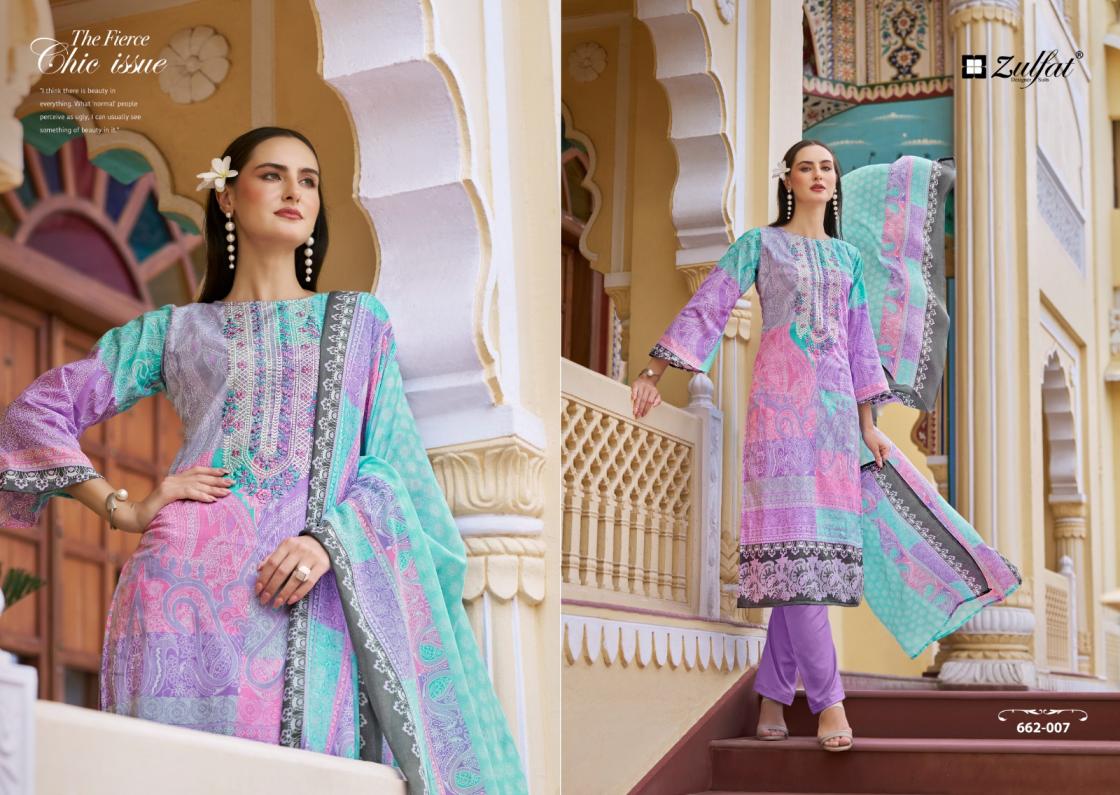 NOOR VOL 3 BY ZULFAT DESIGNER COTTON MODERN PAKISTANI DRESS MATERIAL