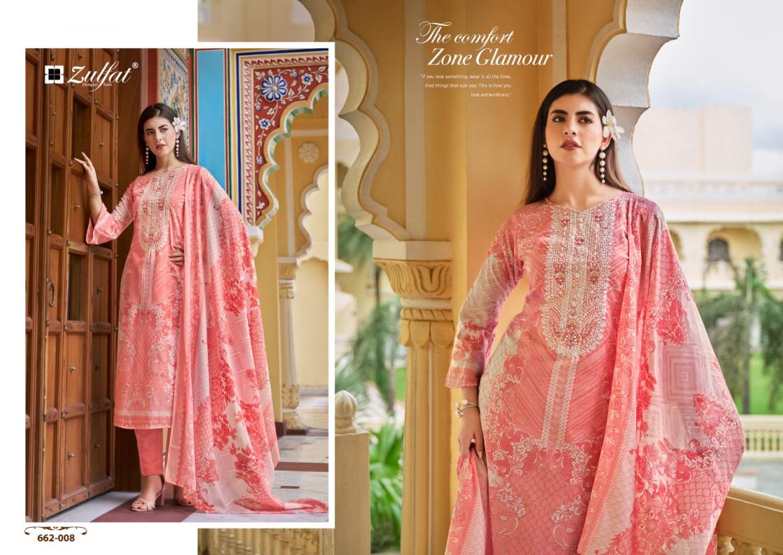 NOOR VOL 3 BY ZULFAT DESIGNER COTTON MODERN PAKISTANI DRESS MATERIAL
