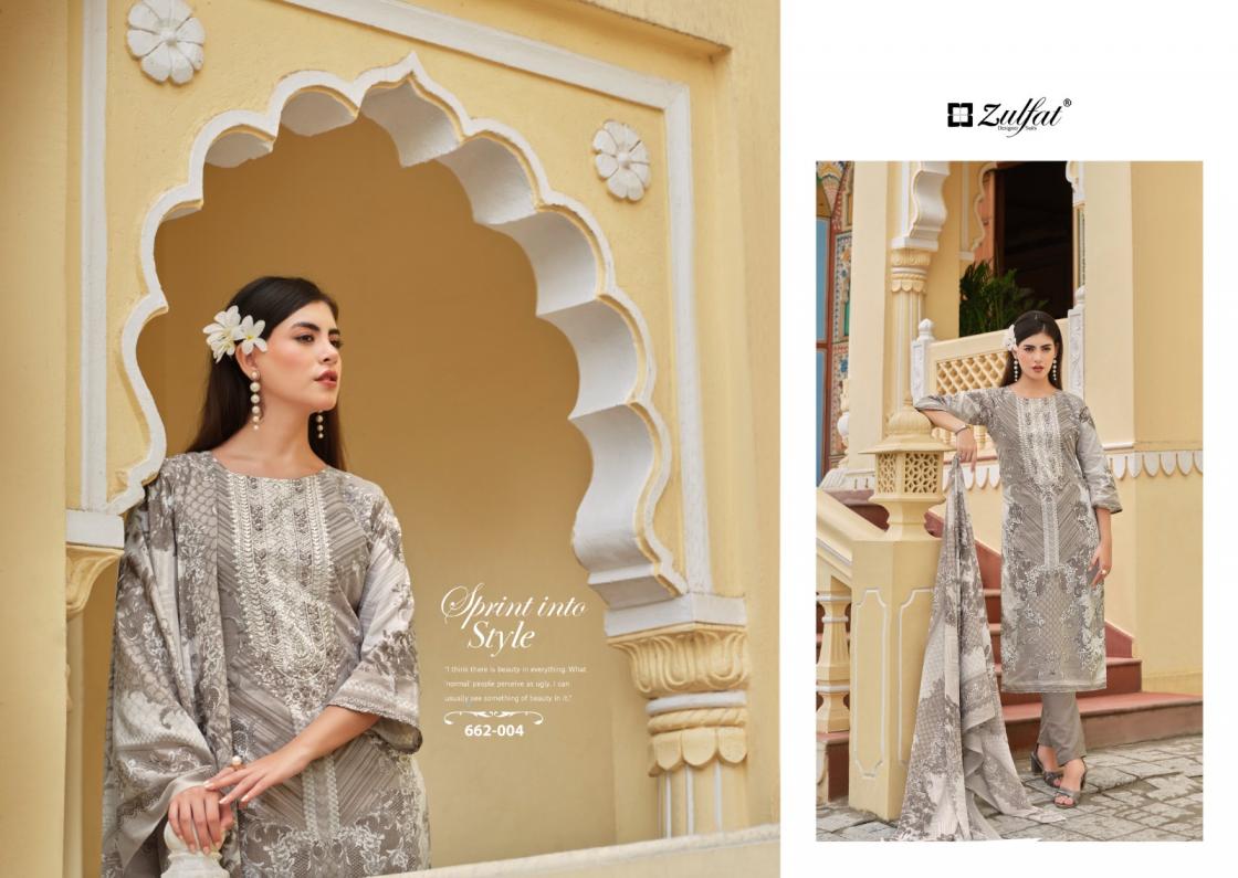 NOOR VOL 3 BY ZULFAT DESIGNER COTTON MODERN PAKISTANI DRESS MATERIAL