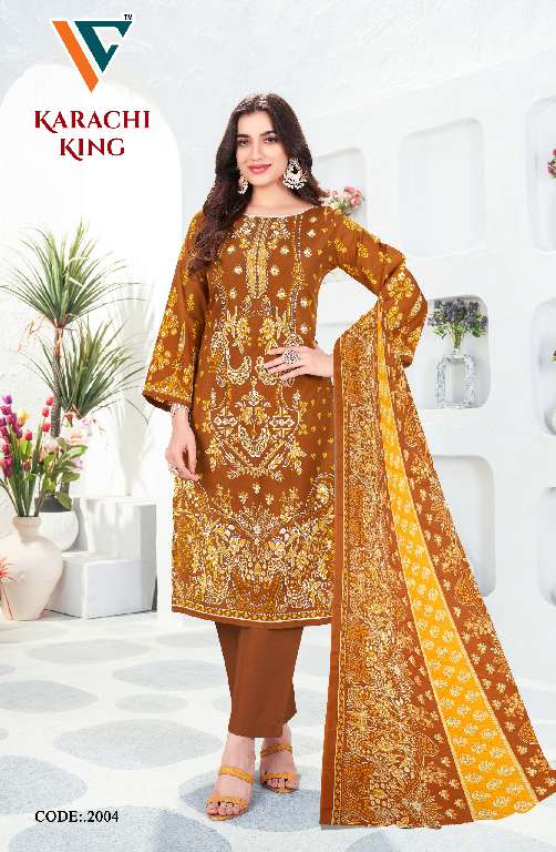 Vandana Karachi King Vol-20 Wholesale Cotton Printed Dress Material