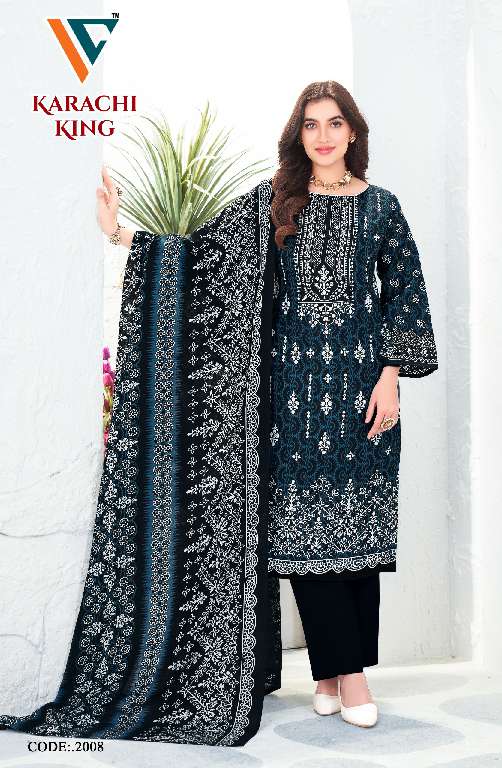 Vandana Karachi King Vol-20 Wholesale Cotton Printed Dress Material
