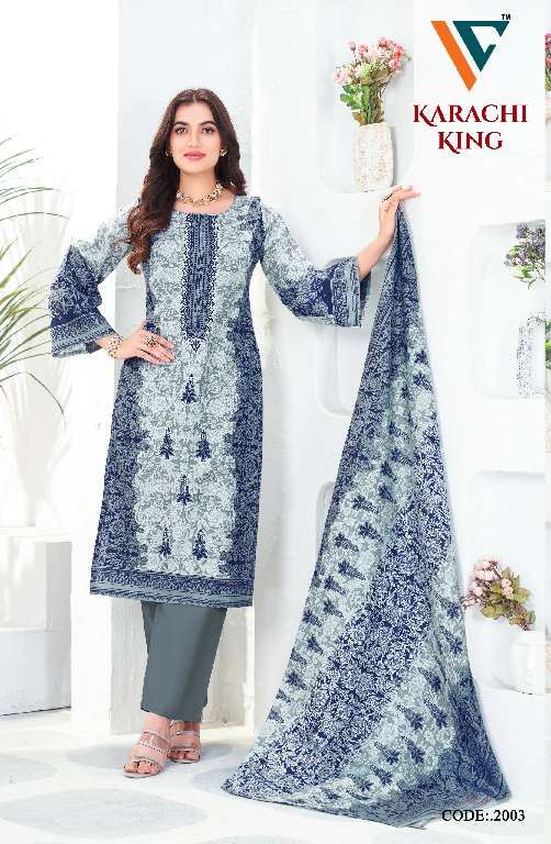 Vandana Karachi King Vol-20 Wholesale Cotton Printed Dress Material