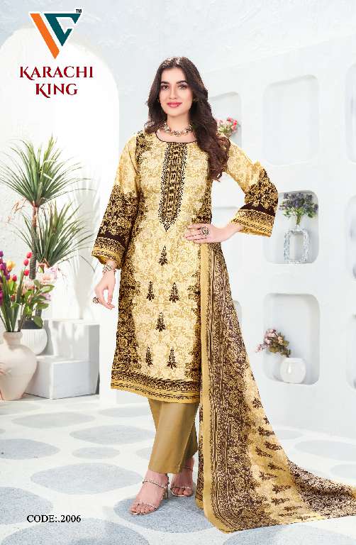 Vandana Karachi King Vol-20 Wholesale Cotton Printed Dress Material