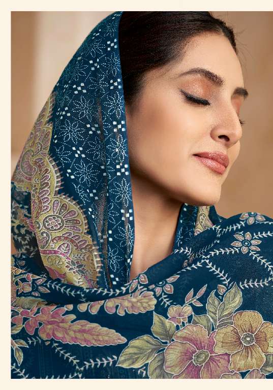 ALOK SUITS KAARA WHOLESALE PURE ZAM COTTON FANCY PRINT WITH HAND WORK CLASSIC DRESS MATERIAL