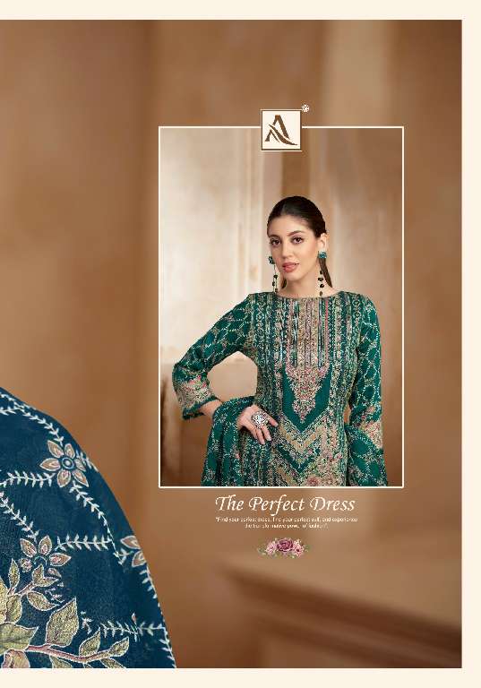 ALOK SUITS KAARA WHOLESALE PURE ZAM COTTON FANCY PRINT WITH HAND WORK CLASSIC DRESS MATERIAL