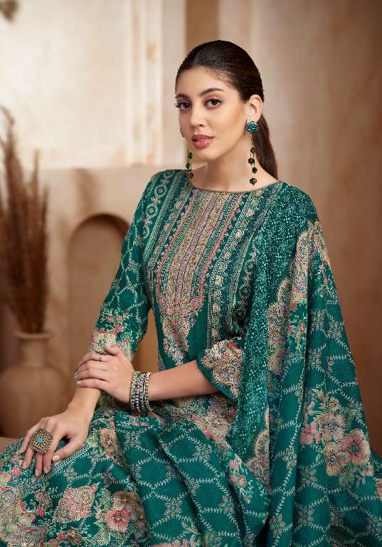 ALOK SUITS KAARA WHOLESALE PURE ZAM COTTON FANCY PRINT WITH HAND WORK CLASSIC DRESS MATERIAL