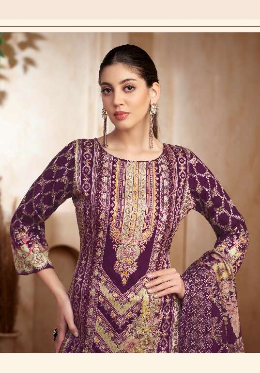 ALOK SUITS KAARA WHOLESALE PURE ZAM COTTON FANCY PRINT WITH HAND WORK CLASSIC DRESS MATERIAL
