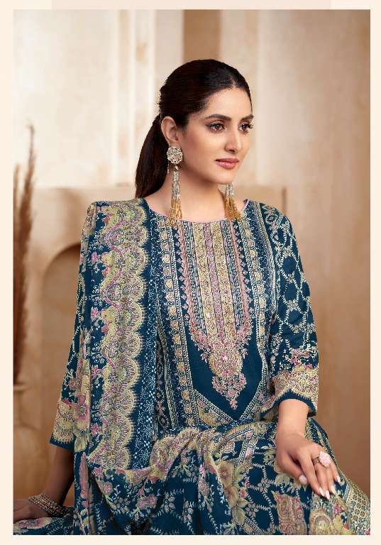 ALOK SUITS KAARA WHOLESALE PURE ZAM COTTON FANCY PRINT WITH HAND WORK CLASSIC DRESS MATERIAL