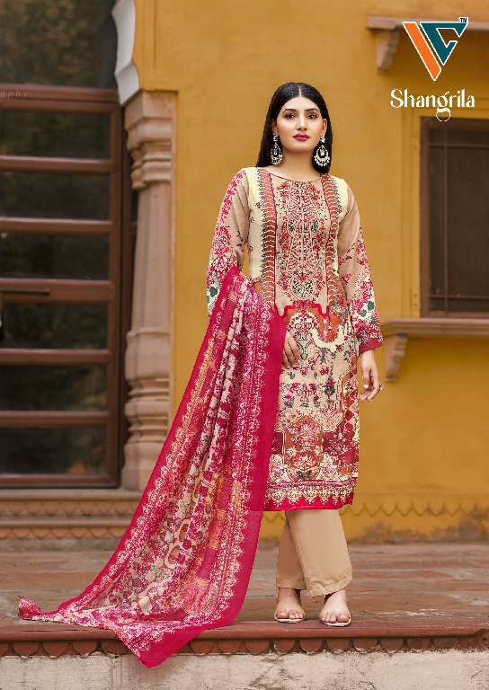 Vandana Shangrila Vol-1 Wholesale Digital Style Rayon Karachi Printed Dress Material