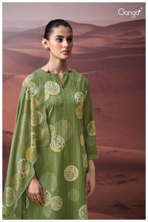 GANGA PRACHITI S3593 WHOLESALE PREMIUM COTTON PRINTED WITH HAND WORK BEAUTIFUL DERSS