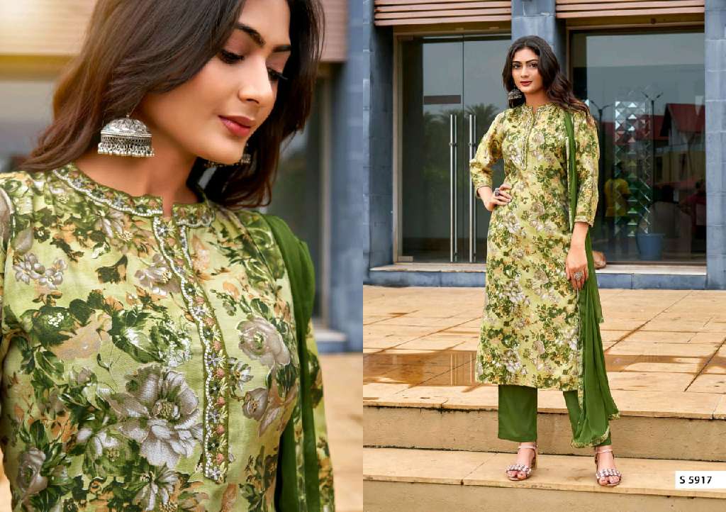 SBS BY SUBHASH PRESENT KANCHANA WHOLESALE DESIGNER 3 PCS SUITS