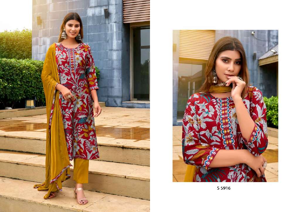 SBS BY SUBHASH PRESENT KANCHANA WHOLESALE DESIGNER 3 PCS SUITS