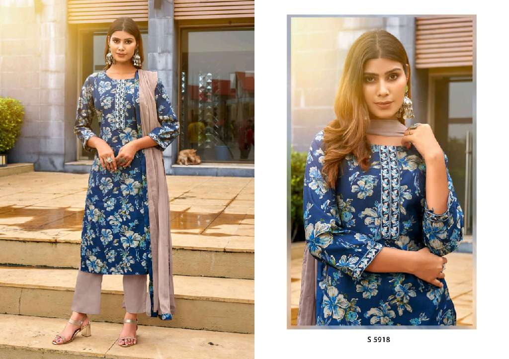 SBS BY SUBHASH PRESENT KANCHANA WHOLESALE DESIGNER 3 PCS SUITS