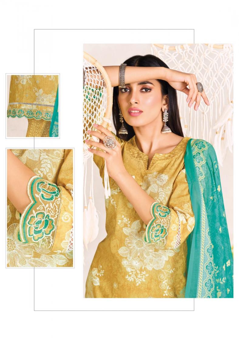 BLOSSOM VOL 1 BY SURYAJYOTI COTTON CASUAL WEAR FULL STITCH BIG SIZE LADIES SUITS