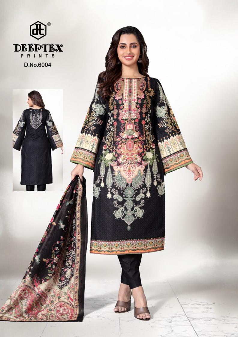DEEPTEX PRINTS ROOHI ZARA VOL 6 COTTON LAWN UNSTITCH PAKISTANI FANCY DRESS MATERIAL