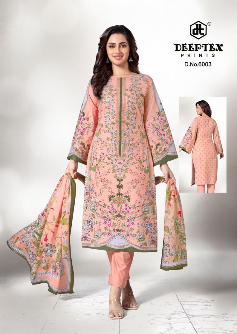 DEEPTEX PRINTS ROOHI ZARA VOL 6 COTTON LAWN UNSTITCH PAKISTANI FANCY DRESS MATERIAL