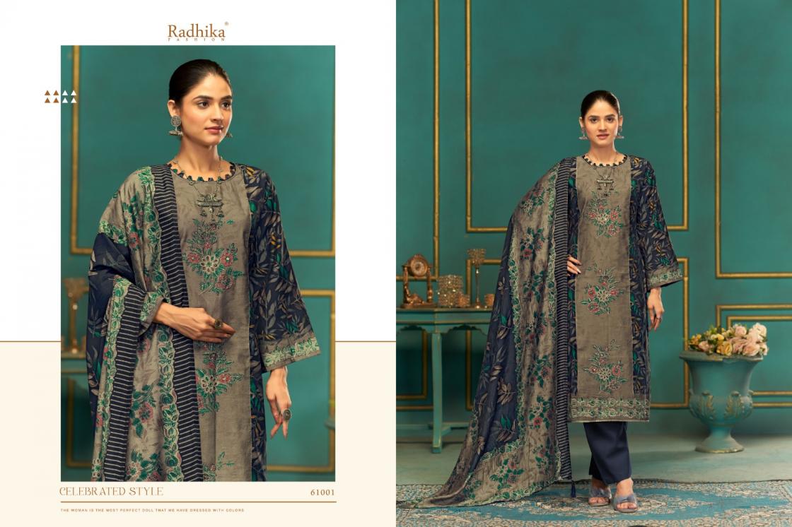 BEAUTY SILK VOL 2 BY AZARA RADHIKA FASHION MODAL MUSLIN CLASSIC SUIT FOR WOMENS